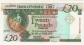 Bank Of Ireland Higher Values 20 Pounds,  9. 5.1991